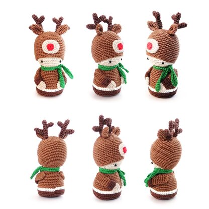 REINDEER Kokeshi Doll