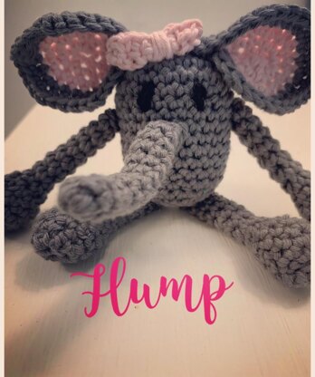 Flump the Amigurumi elephant