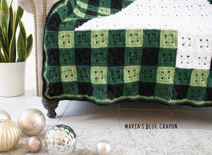 Winter Tree Plaid Blanket