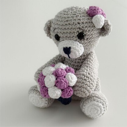 With Love Bear and Bouquet