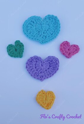 3 Little Hearts Applique