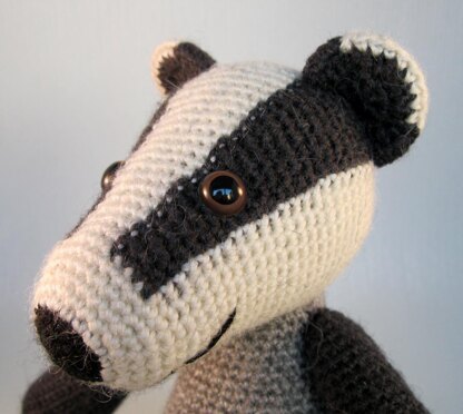 Blackberry the Badger Amigurumi