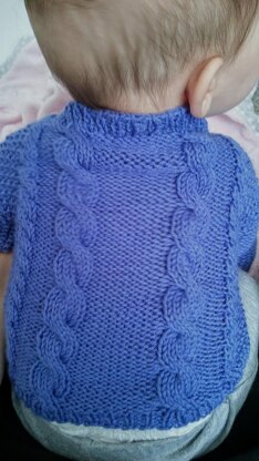 Cozy Baby Cables Sweater