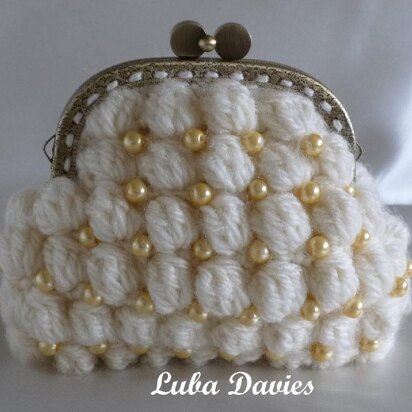 Bobble Stitch Beaded Coin Purse