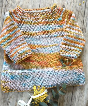 Poppet Tunic (Bottom up knit) - P141