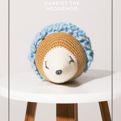 "Harriet the Hedgehog" - Amigurumi Crochet Pattern For Toys in Paintbox Yarns Simply DK - DK-CRO-TOY-004