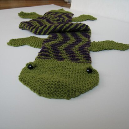 "Gregory" Gecko Scarf