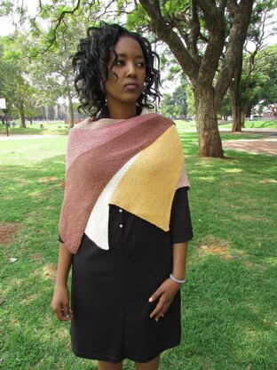 Colour Block Shawl