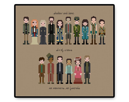 Shadow and Bone - PDF Cross Stitch Pattern