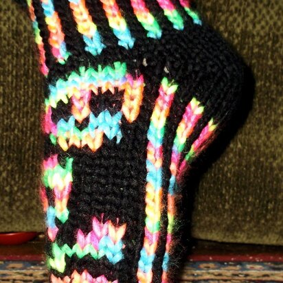 Skull Sock Booties