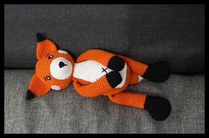 Crochet pattern for fox Fuchsi