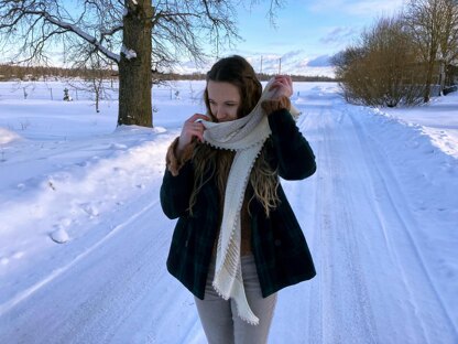 Snow night shawl