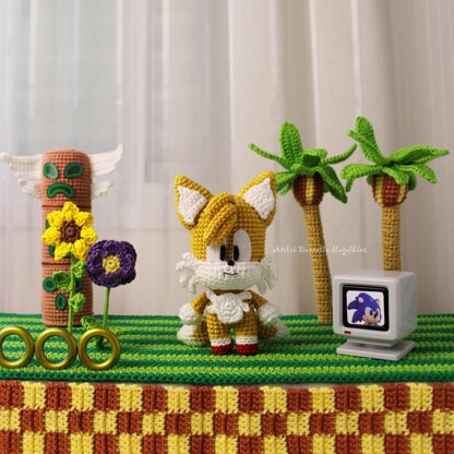 Sonic, Tails, Shadow, Knuckles, Totem & Dr. Eggman Amigurumi Crochet Pattern – PDF Digital Download (English) Bundle