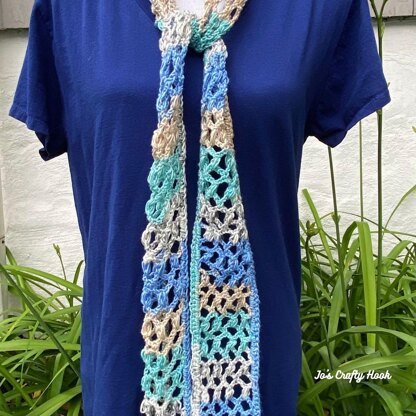 Sea Shore Skinny Scarf