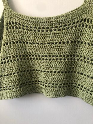 Breezy Summer Crochet Crop Top