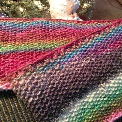 Color Rave Cowl using Ito by Noro Yarns