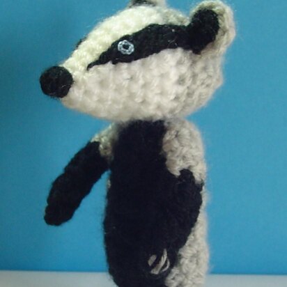 Badger Finger Puppet