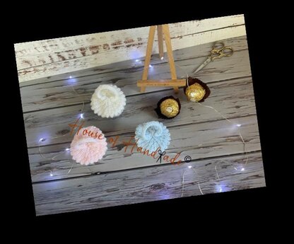 Dummy Baby Shower Ferrero Rocher Cover Favour Knitting Pattern