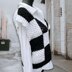 Wednesday Chessboard Crochet Vest