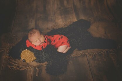 Faux Bear Skin Nursery Rug