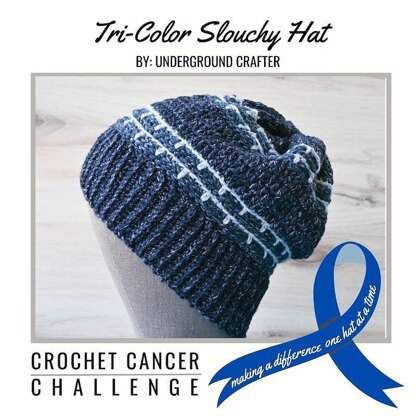 Tri-Color Slouch Hat