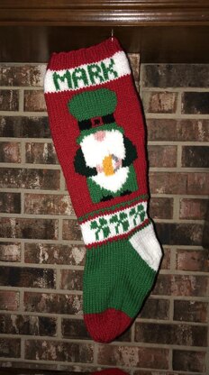 Gnome Christmas Beer Stocking