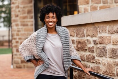 Toni Cuffed Cardi, cozy crochet cardigan with buttons [FREE PATTERN] - TL  Yarn Crafts