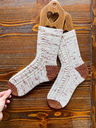 Gingerbread Latte Socks