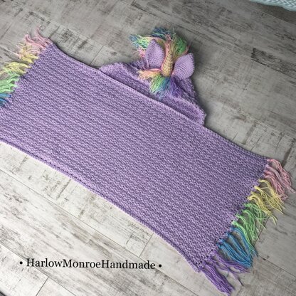 Hooded Unicorn Blanket