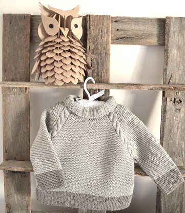 Driftwood Sweater, Top Down - P127