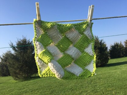 Nice n Easy Entrelac Dishcloth