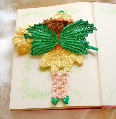 Daffodil Spring Fairy Bookmark