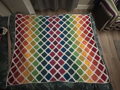 Rainbow Diamond Blanket