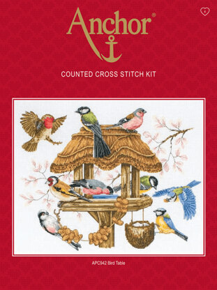 Anchor Bird Table Cross Stitch Kit