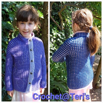 Little Checks Mosaic Cardigan (Child)