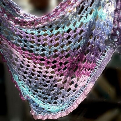 Lacy Triangle Shawl