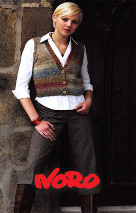 Waistcoat in Noro Silk Garden - Downloadable PDF