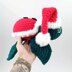 Amigurumi turtle Christmas