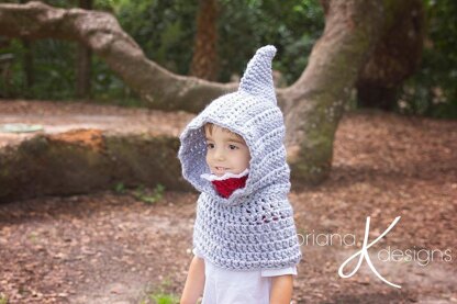 Shark Hooded Cowl