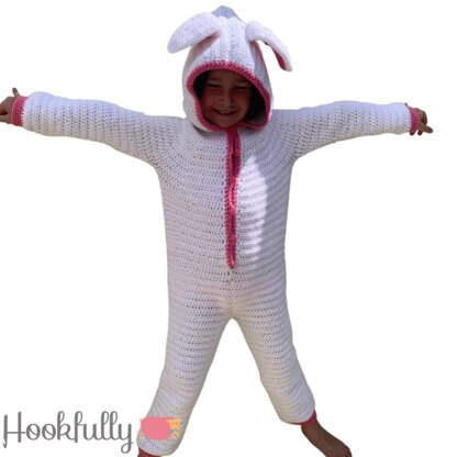 Bunny kids onesie pyjamas