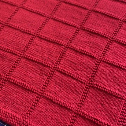 Aran Simple Square Blanket