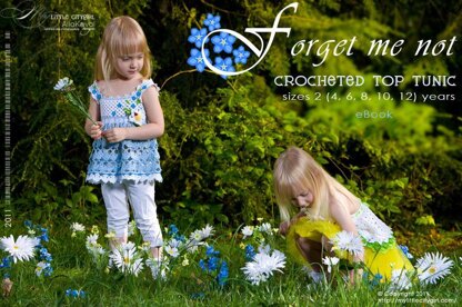 Forget Me Not Top Tunic & Daisy Pin Set