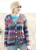 Shawl Collar and V Neck Cardigans in Sirdar Aura - 7885 - Downloadable PDF