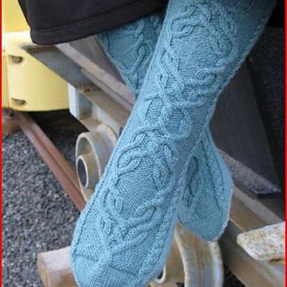 Pit Railway Socks - knitting pattern