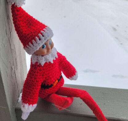 Elf on the Shelf Santa sweater