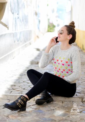 Springtime Neon Tulip Jumper