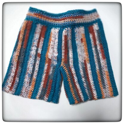 Vertical Striped Shorts