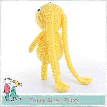 Baby Beegu Alien With Hula Hoop Amigurumi Crochet Soft Toy