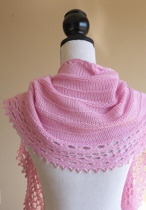 Eyelet Breeze Shawl