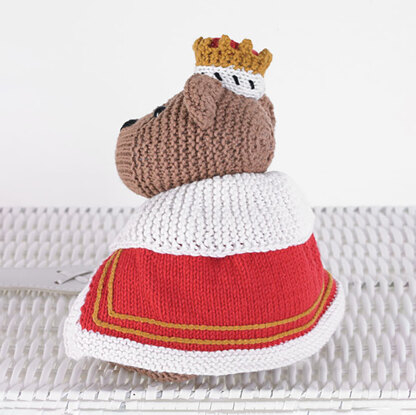 Charles Bear - Free Toy Knitting Pattern for Kids in Paintbox Yarns Cotton DK by Paintbox Yarns